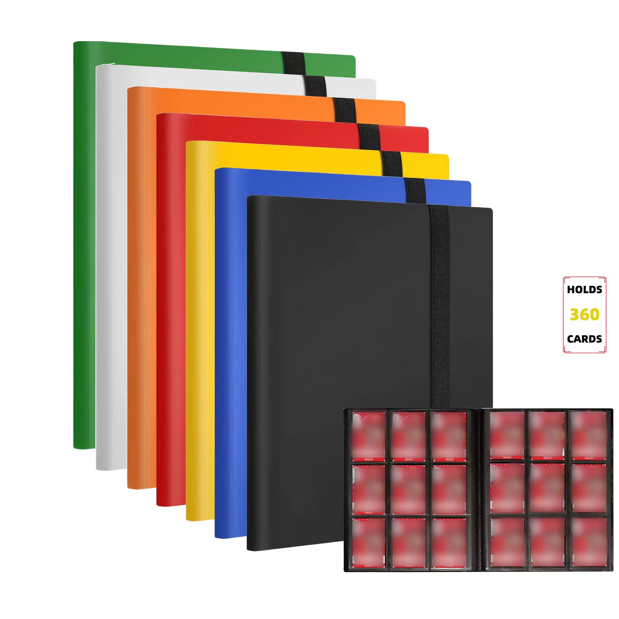Trading Card Binder - Raccoglitore di grande capacità con 9