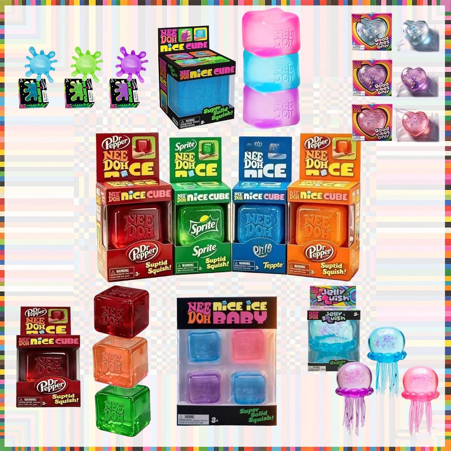 Fidget Cube Original - Needoh Nice Cube Sensory Fidget Cube