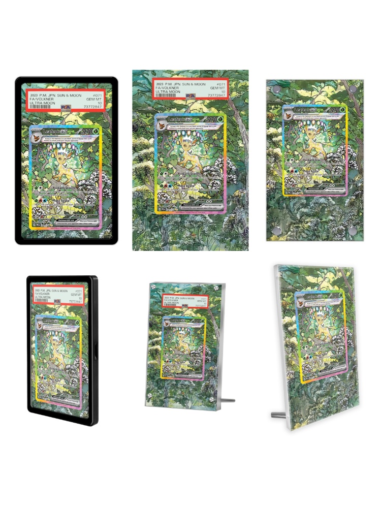 Display Case Acrylic - Carte Pokemon Display PTCG Leafeon ex
