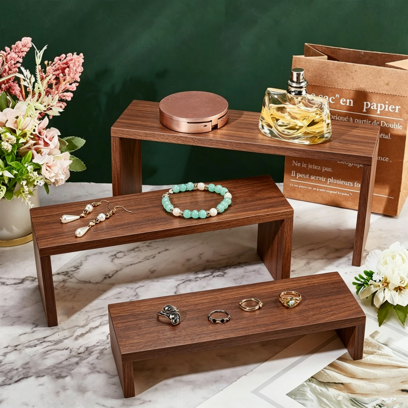 Display Risers Set - Espositore in legno Riser Display in