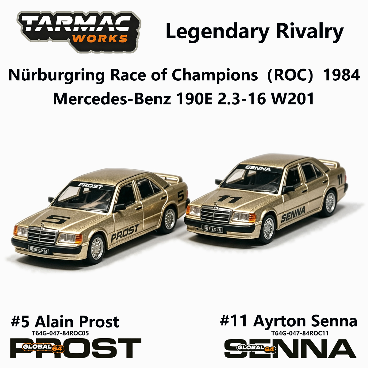 Die Cast Car 1 64 - TW 1:64 Mercedes 190E # 5