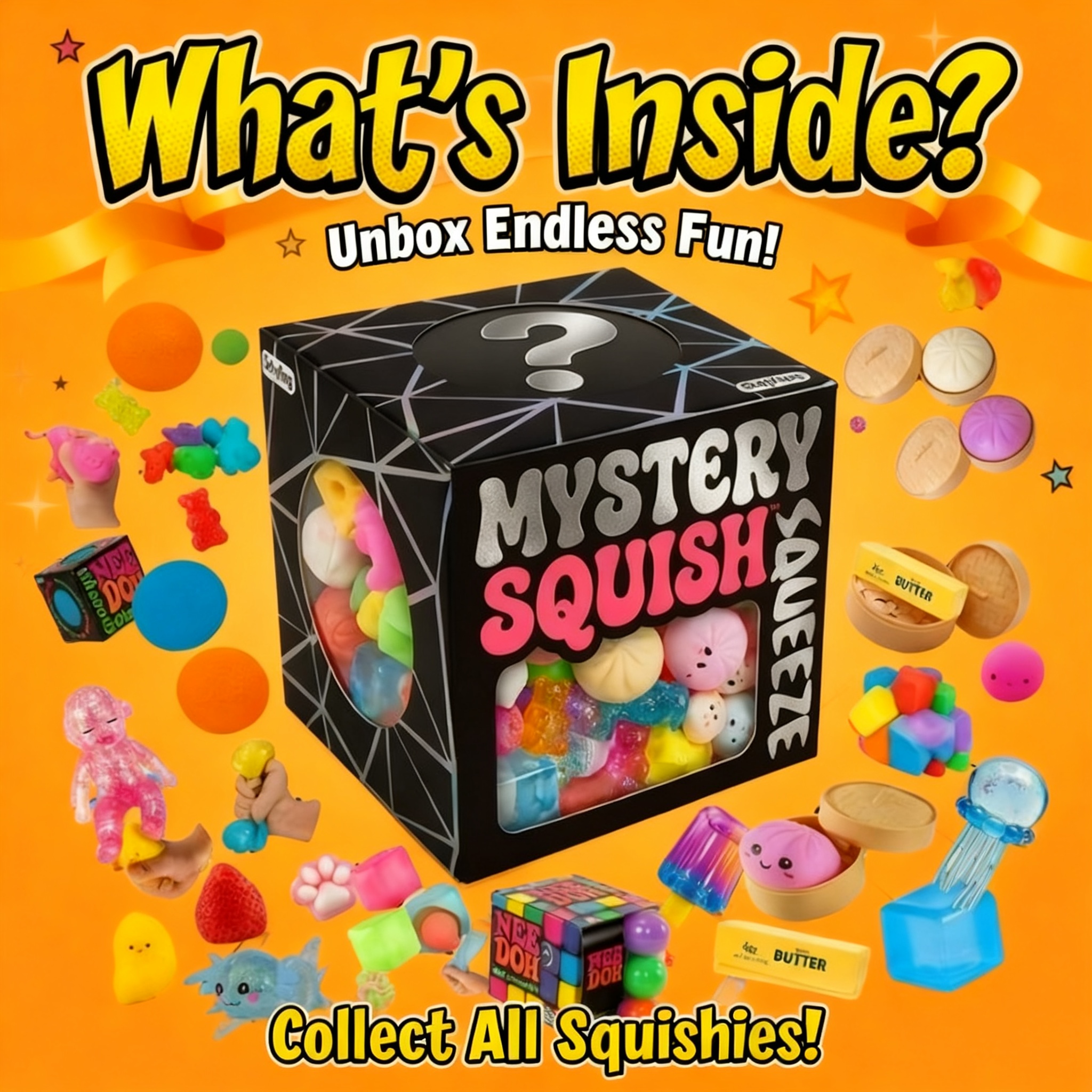 Mystery Box Blind Bag - Giocattoli Antistress Carini, Mix di Squishy,