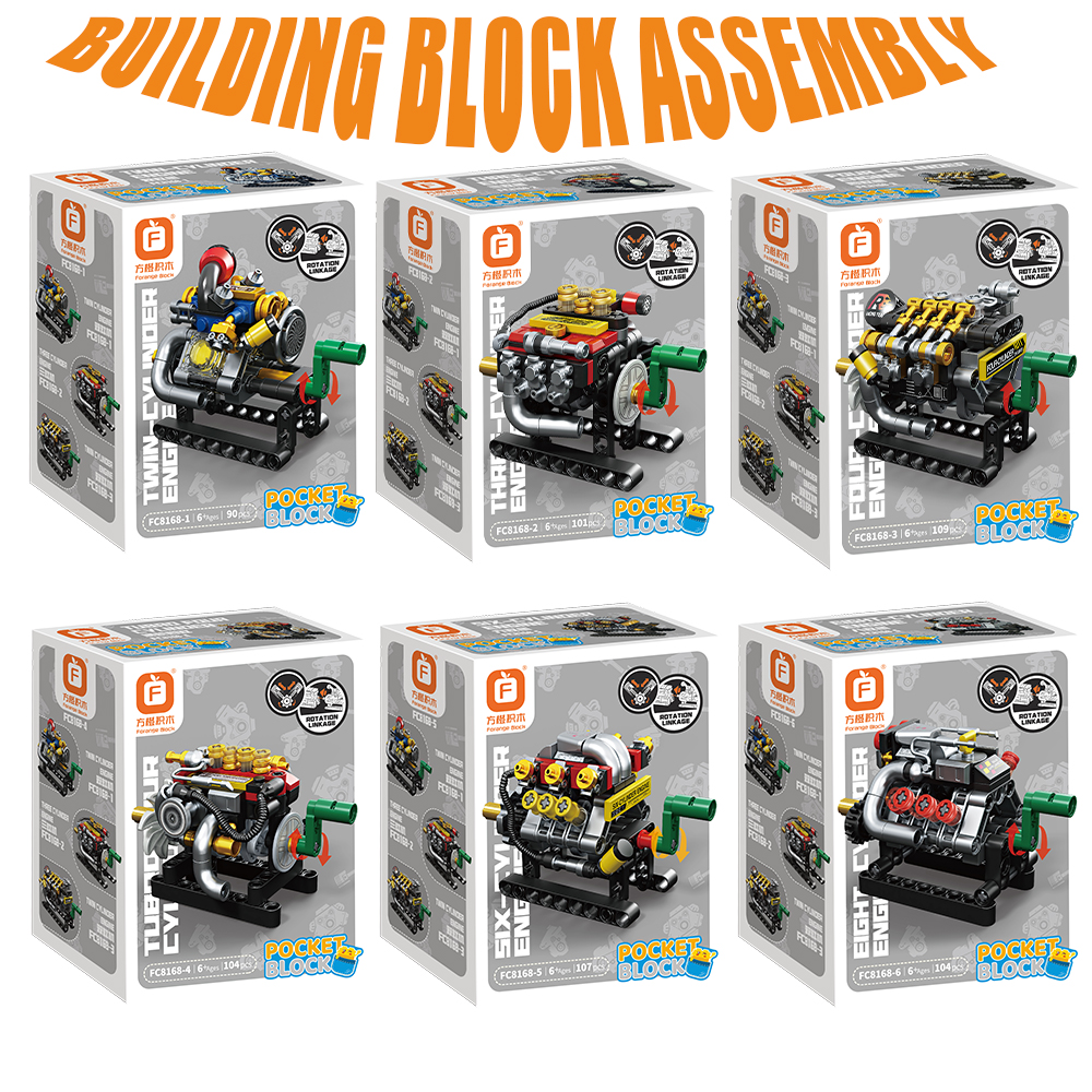 Building Block Mini - Set di Blocchi da Costruzione Educativi