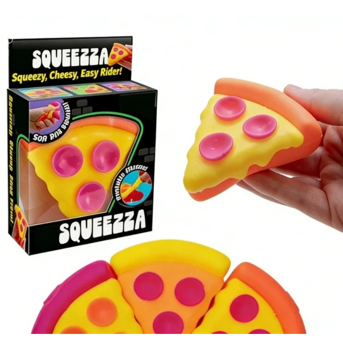 Fidget Cube Original - Schylling Needoh Pizza Cubo Antistress Sensoriale