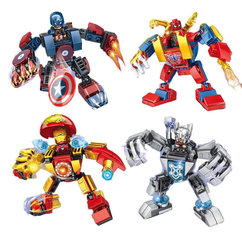 Building Block Mini - Scatola cieca Mini Marvel Building Blocks