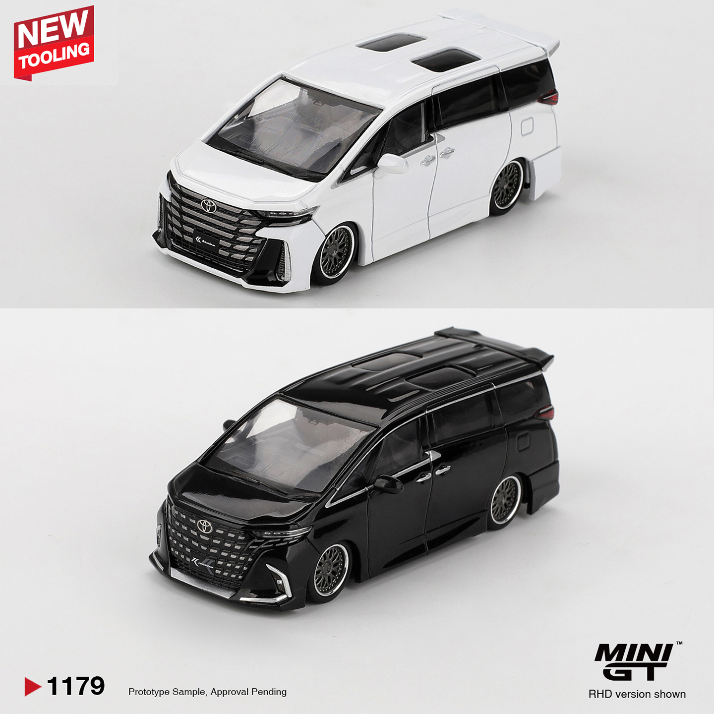 Die Cast Car 1 64 - MINIGT 1/64 Toyota Alphard Vellfire 40