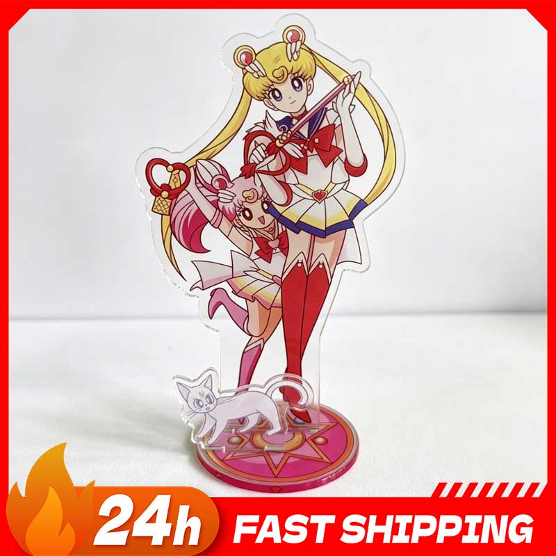 Figma Stand Set - Pretty Soldier Sailor Moon Mini Statuetta