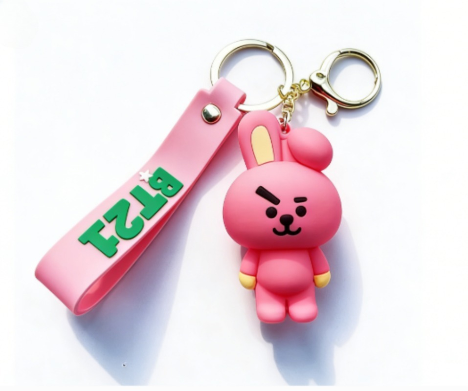 Vinyl Figure Blank - Nuovo Portachiavi BT21 Koya RJ Shooky