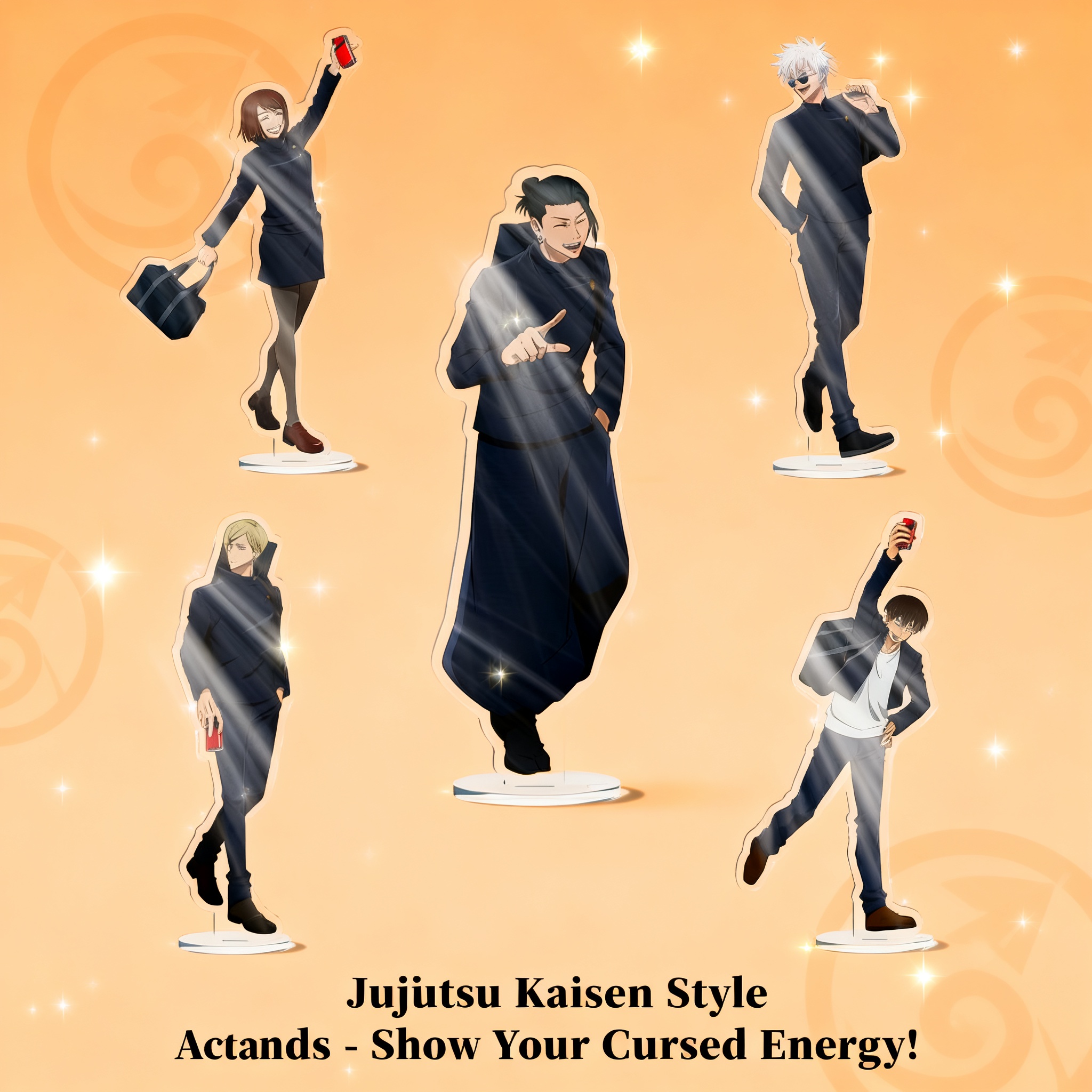 Figma Stand Set - Jujutsu Kaisen Gojo Satoru Geto Suguru