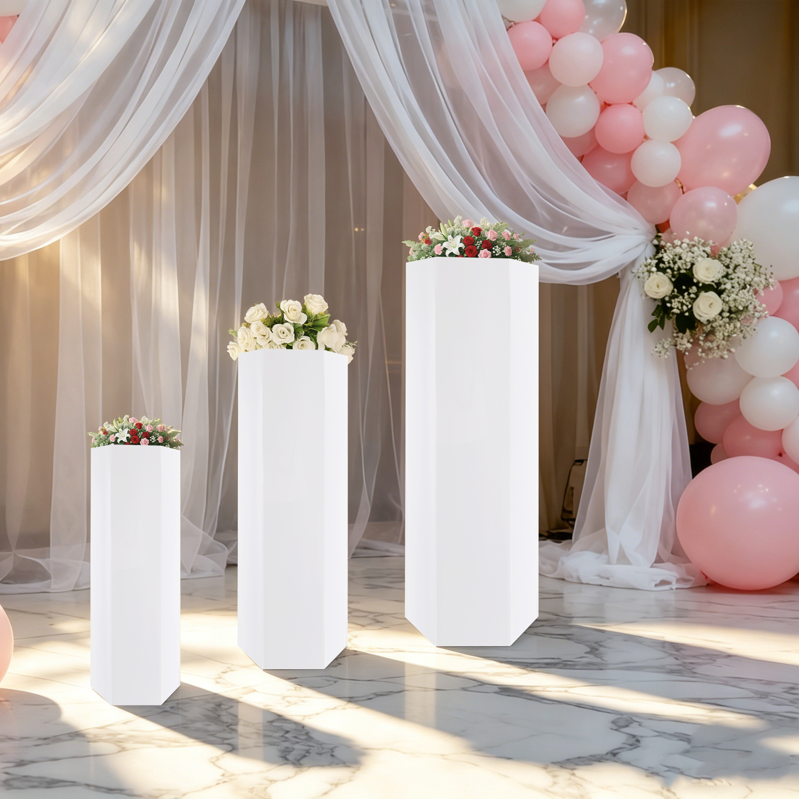 Display Risers Set - Set di 3 Espositori in Acrilico