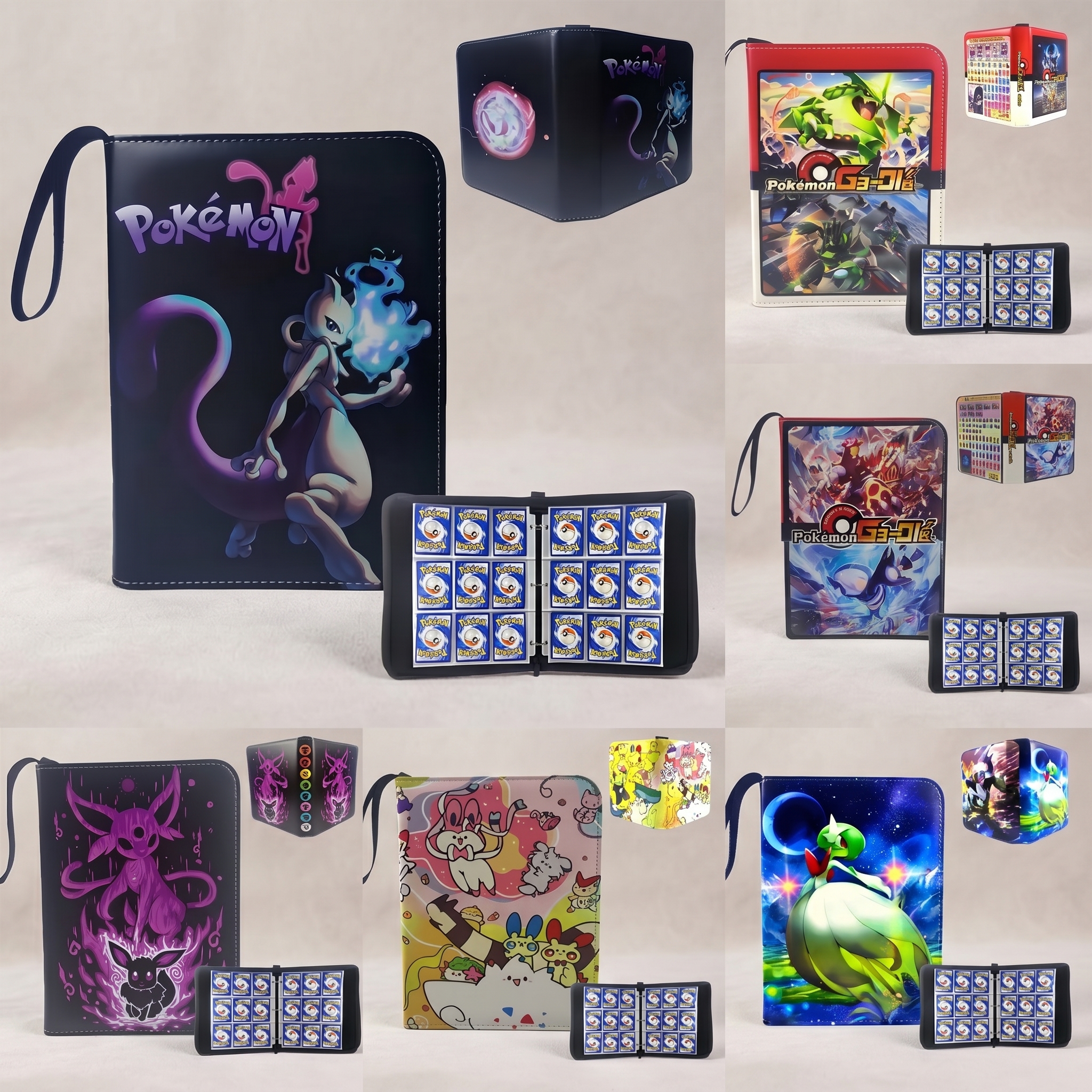 Pokemon Binder Card - Album Raccoglitore per Carte Pokémon Bandai