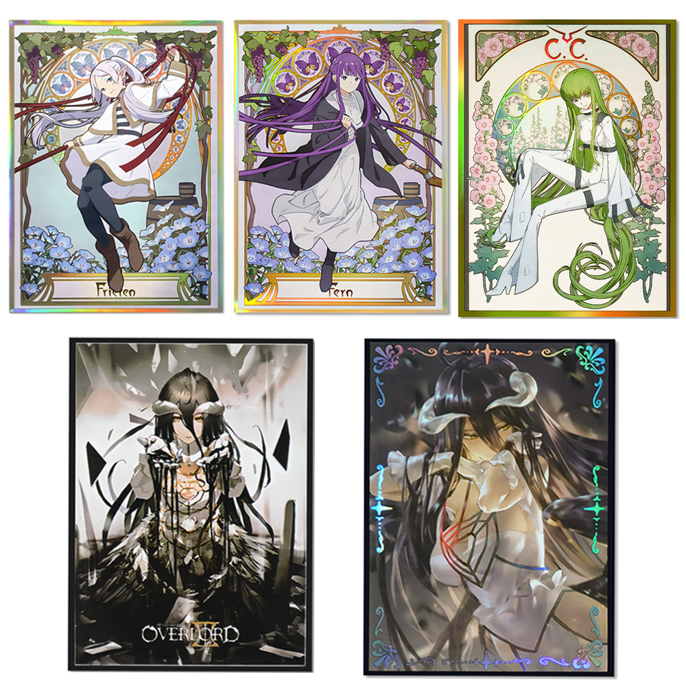 Graded Card Display - 60 buste protettive per carte anime