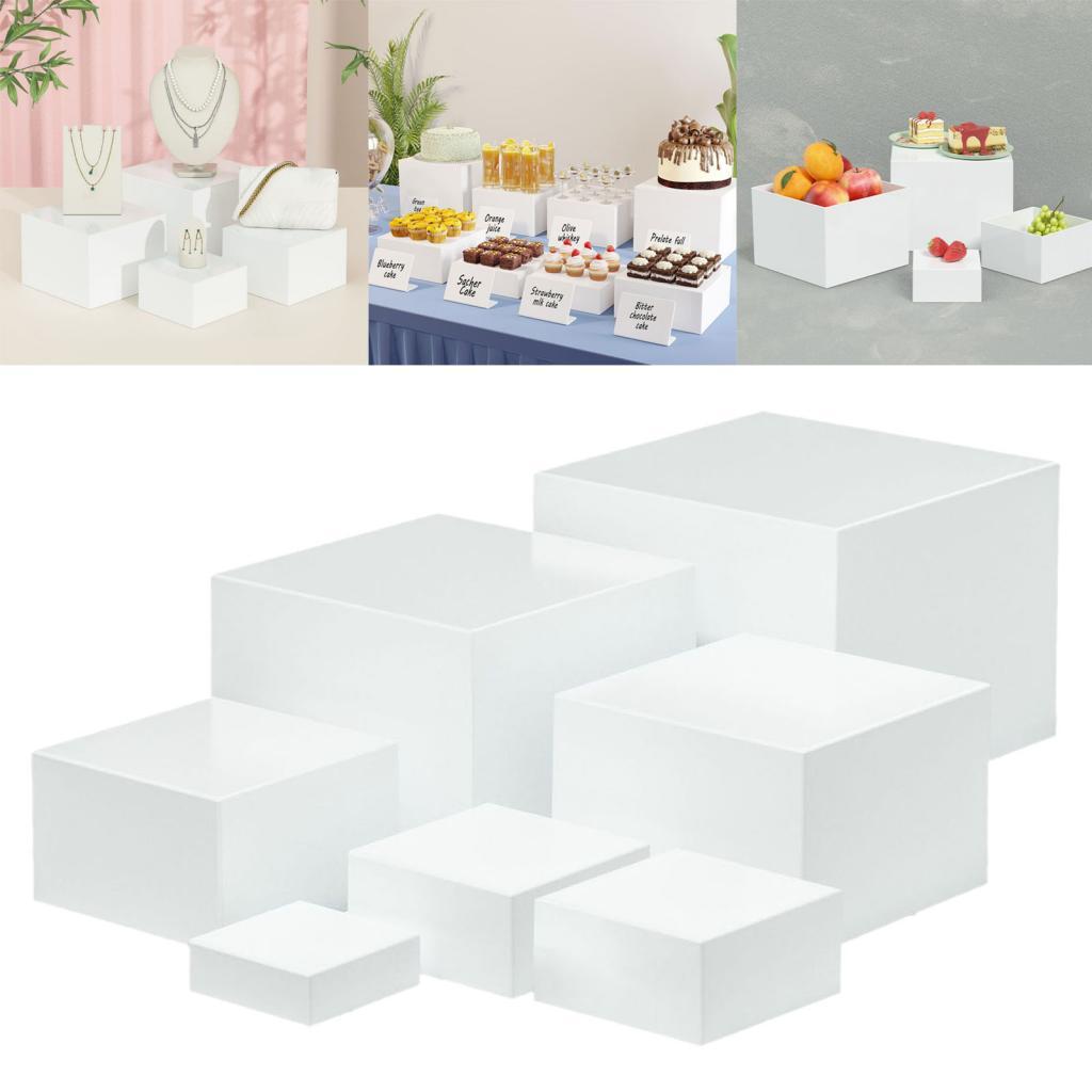 Display Risers Set - 7 Pezzi Scatola di Visualizzazione Del