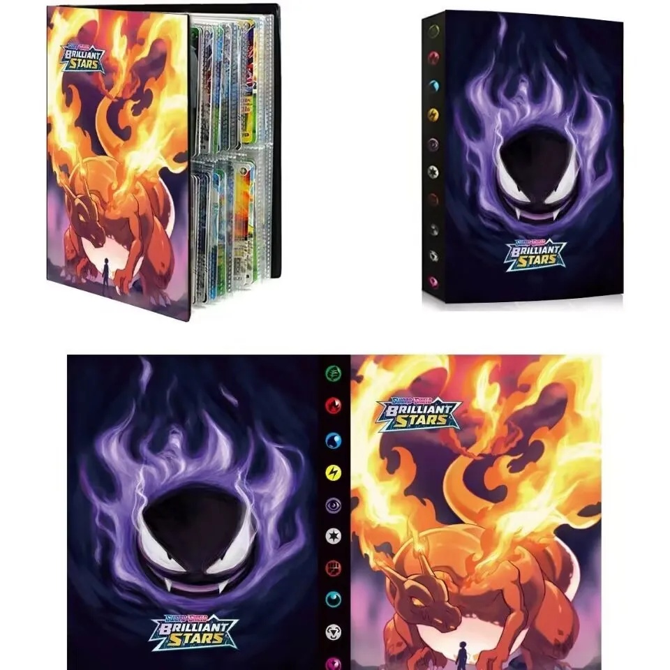 Pokemon Binder Card - Album di Carte Pokém Charizard, 240