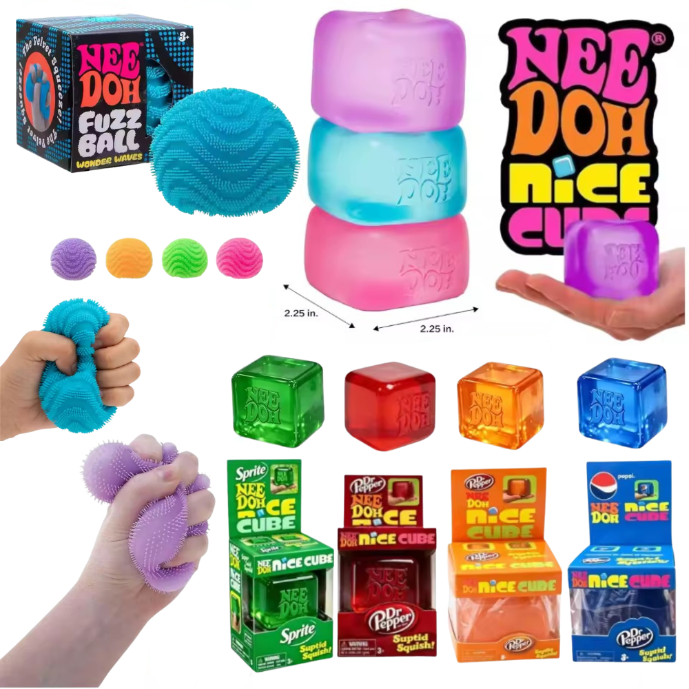 Fidget Cube Original - Schylling Nee Doh Nice Cube Fuzz