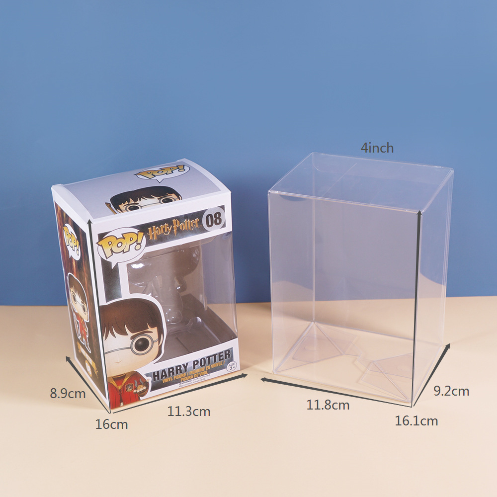 Funko Pop Protector - Custodia protettiva trasparente compatibile per Funko
