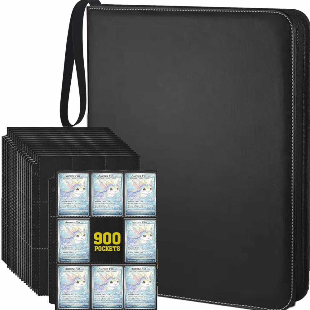 Pokemon Binder Card - Album raccoglitore per carte con 900