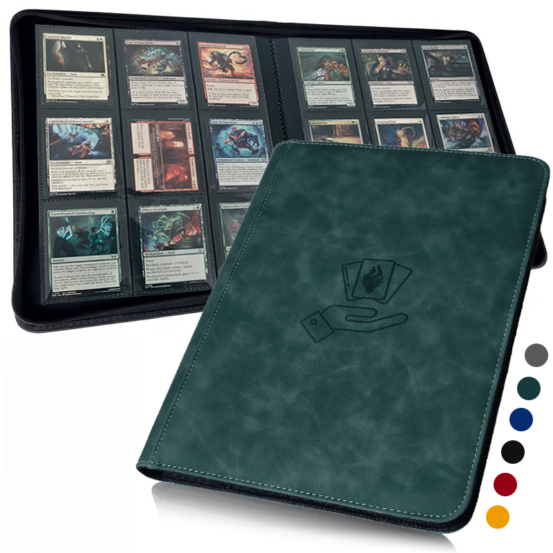 Trading Card Binder - Raccoglitore per Carte a 9 Tasche,
