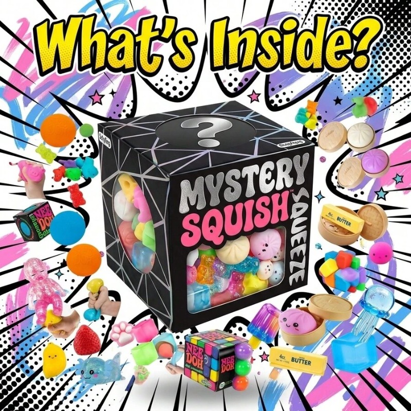 Mystery Box Blind Bag - Divertente Mix di Squishy in Scatola