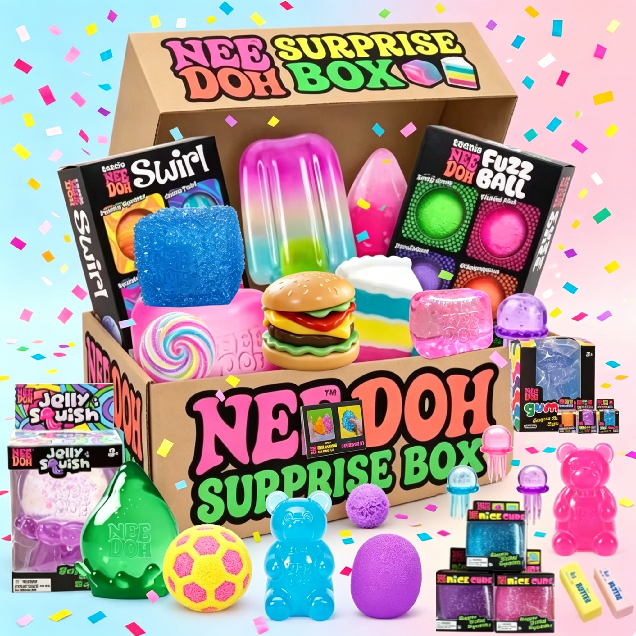 Fidget Cube Original - Giocattoli Sorpresa Assortiti in Blind Box,