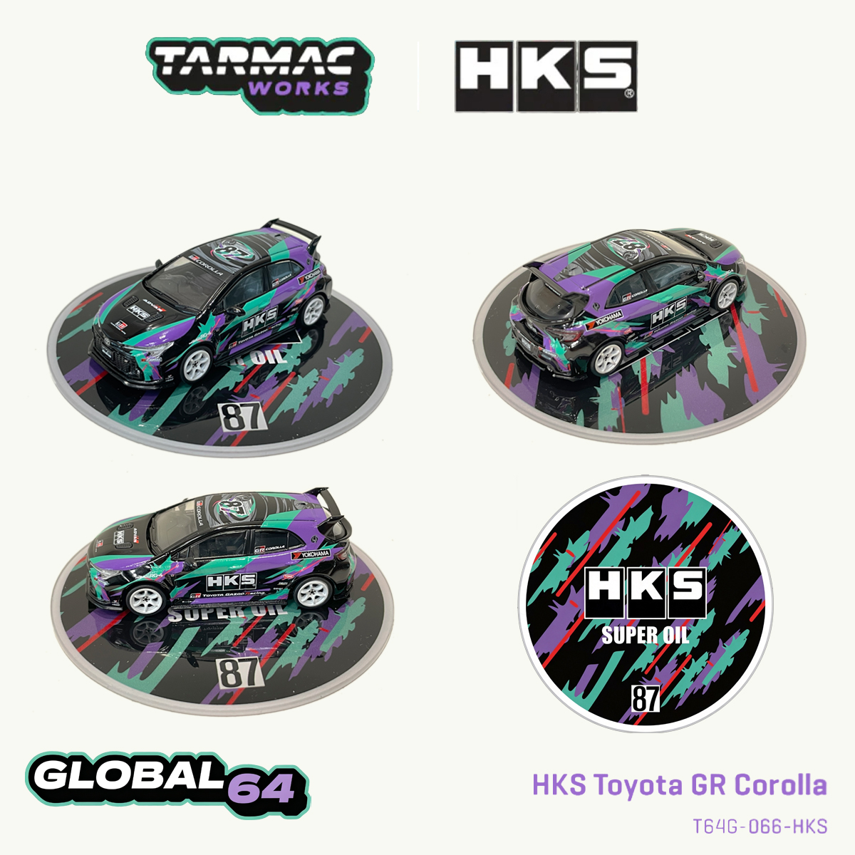Tarmac Works T64G-066-HKS 1:64 - Die Cast Car 1 64 recensione e prezzo