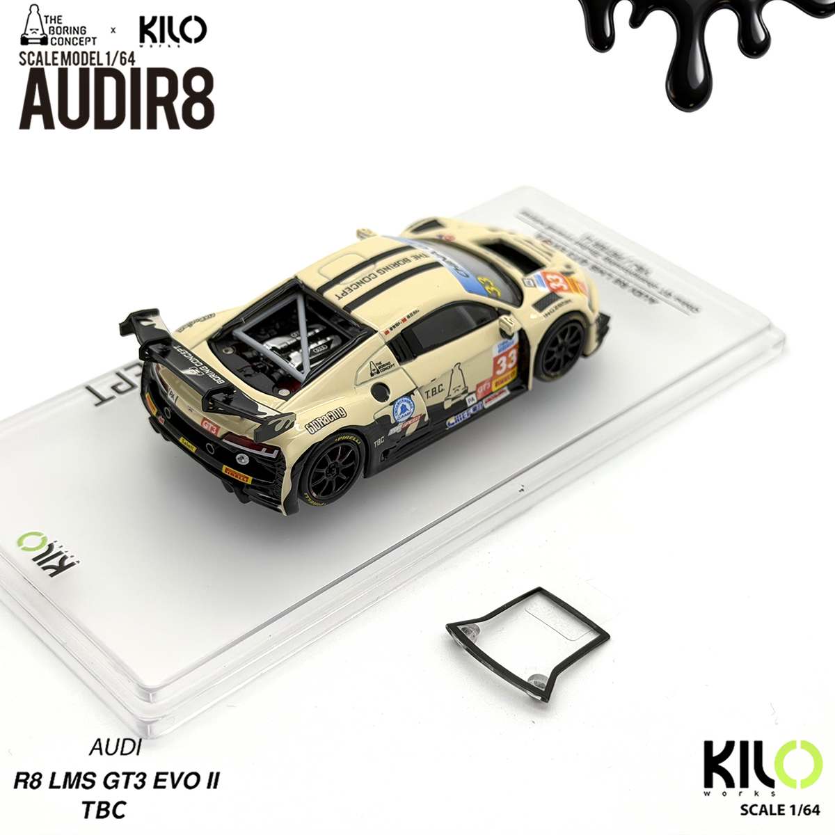 Kilo Works × TBC 1:64 Audi R8  - Die Cast Car 1 64 recensione e prezzo