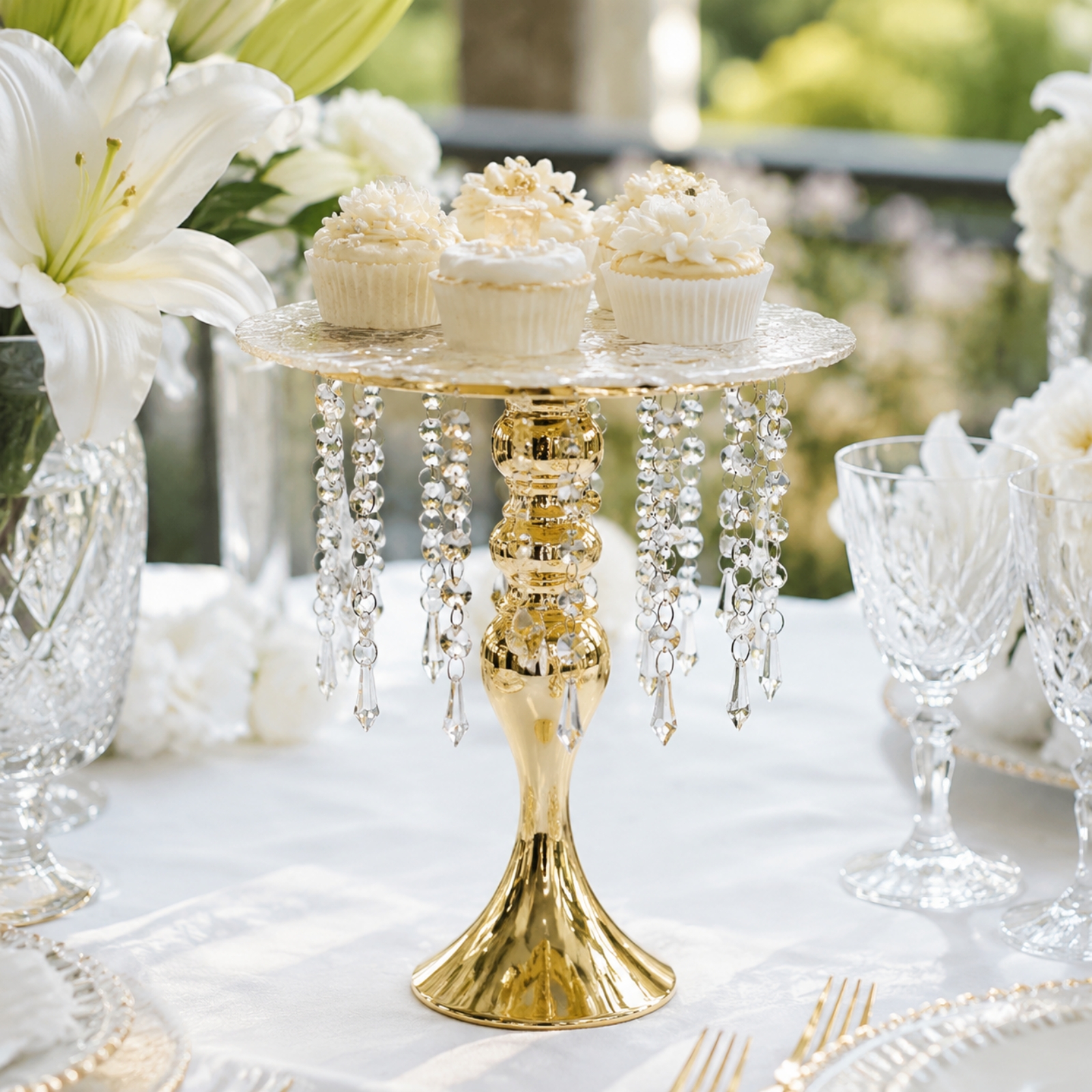 Alzata per Torta con Cristalli - Display Risers Set recensione e prezzo