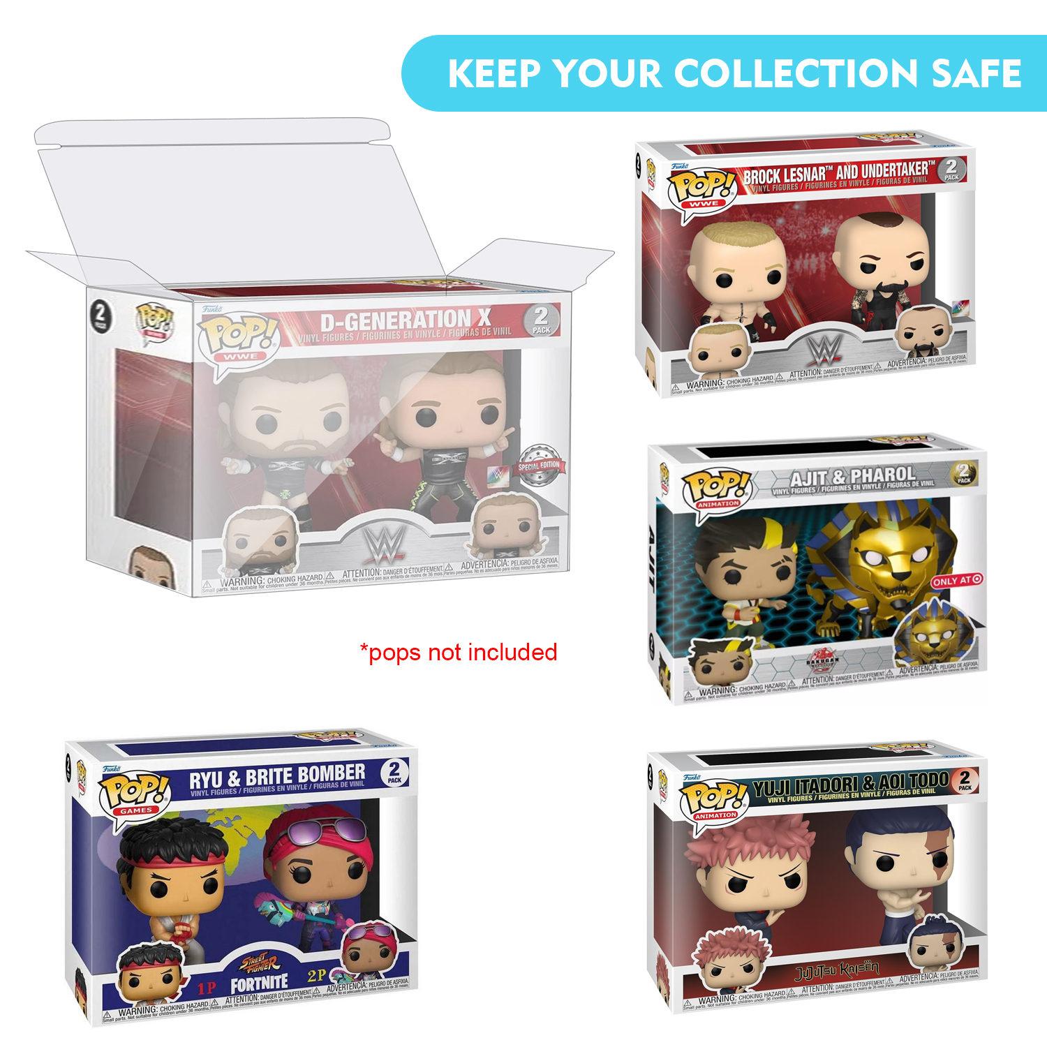 HIGOPLAY Confezione da 2 in 1  - Funko Pop Protector recensione e prezzo