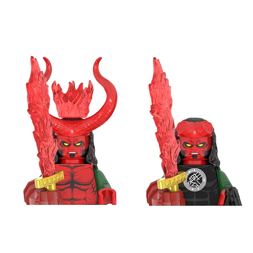 WM2422 WM2421 Hellboy Blocchi  - Building Block Mini recensione e prezzo
