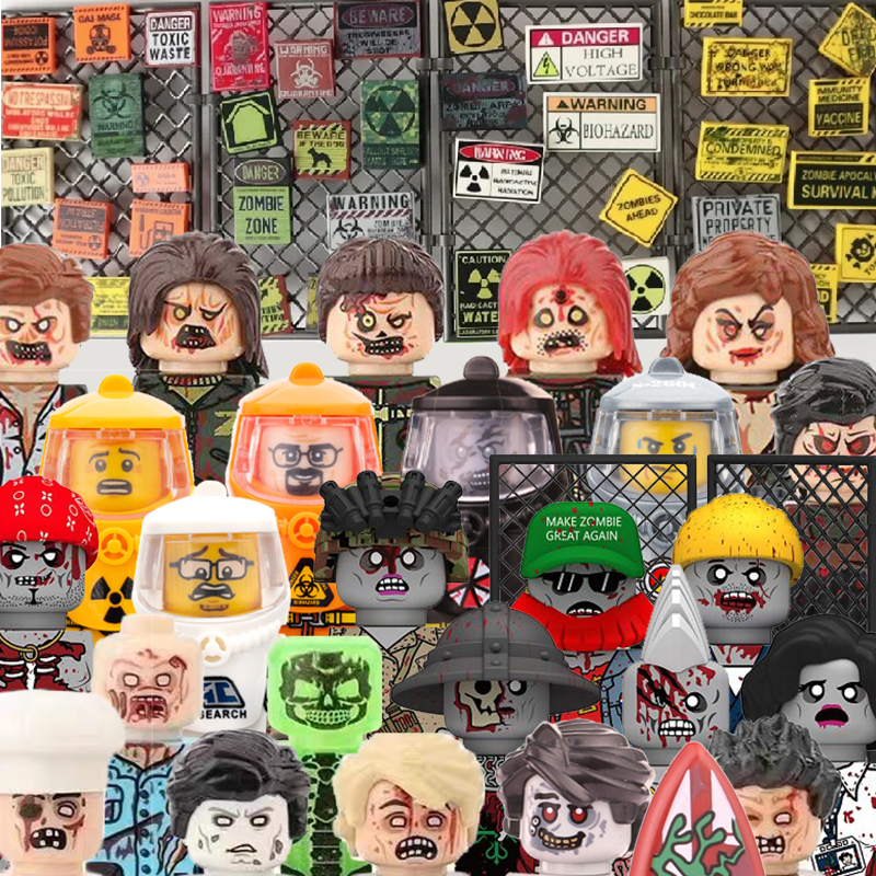 MOC City Zombies Figures Build - Lego Minifigure Holder recensione e prezzo