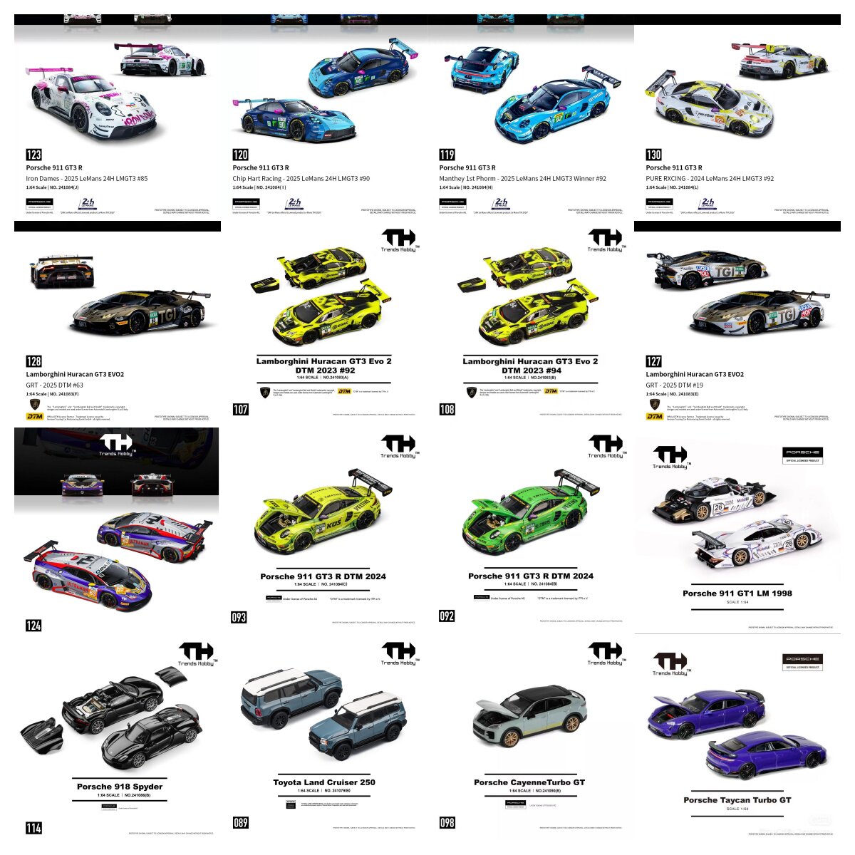 TH 1/64 Porsche 911 GT3 R LeMa - Die Cast Car 1 64 recensione e prezzo
