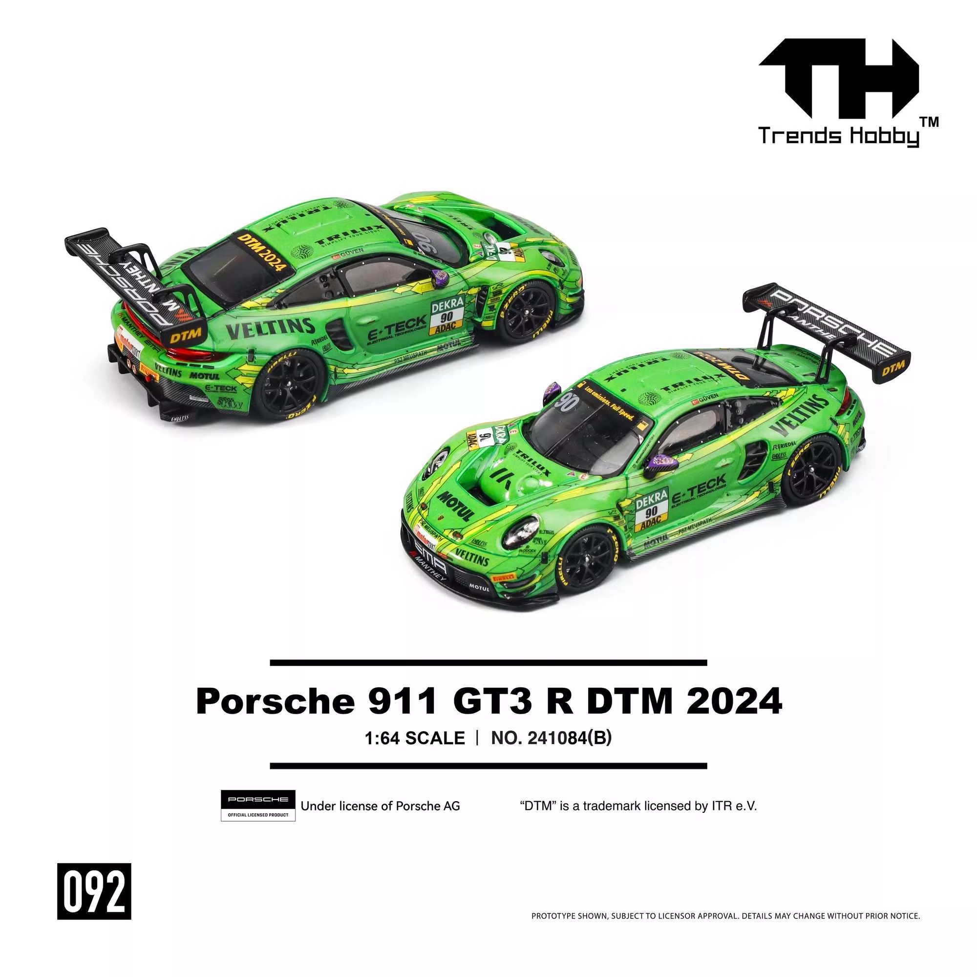 TH 1/64 Porsche 911 GT3 R LeMa - Die Cast Car 1 64 recensione e prezzo