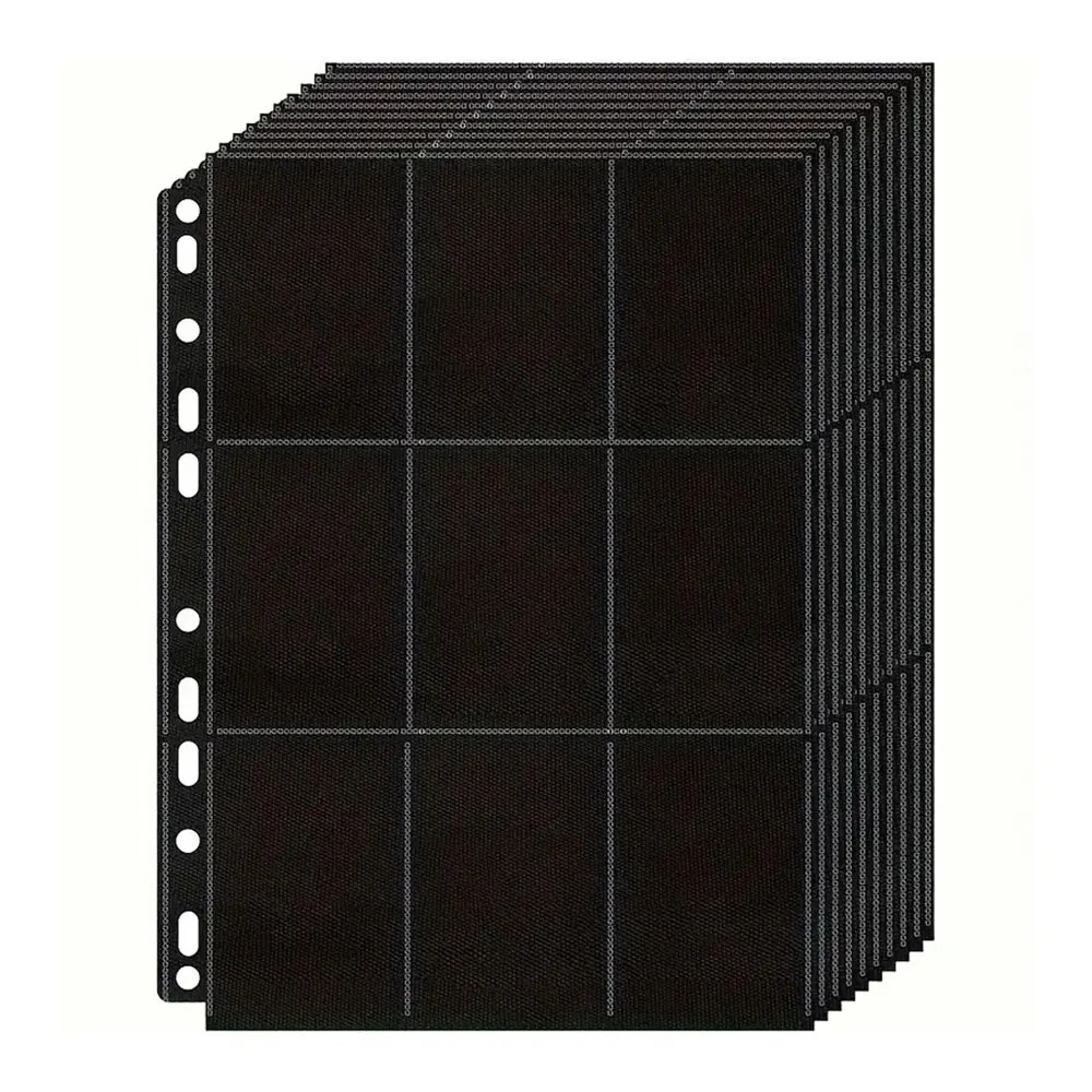 Confezione da 10 pagine nere p - Trading Card Binder recensione e prezzo