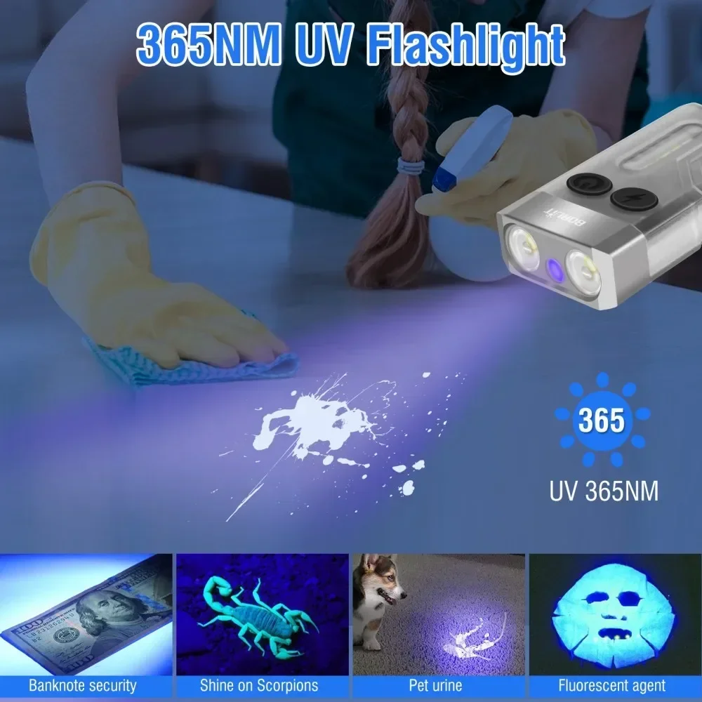 BORUiT V10 Portachiavi UV LED  - Fidget Cube Original recensione e prezzo