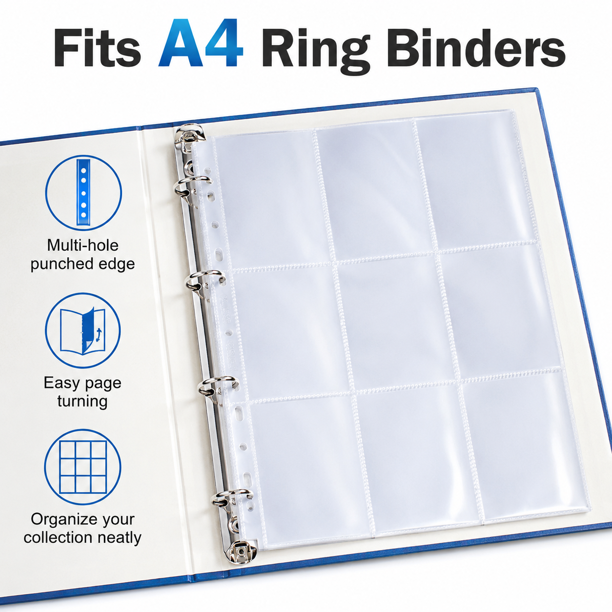 20 bustine porta carte A4 a 9  - Trading Card Binder recensione e prezzo